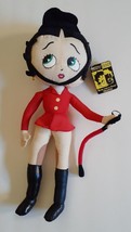 Betty Boop Retro Style Stuffed Plush Cloth Doll Equestrian Horse Rider 2004 - £19.30 GBP