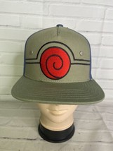 Naruto Kakashi Hatake Embroidered Logo Adjustable Snapback Hat Cap Adult OSFM - £27.69 GBP