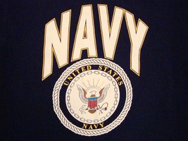 US Navy United States Military Civilian Off-Duty Troop Support T Shirt M - £10.95 GBP