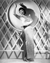 Anna May Wong strikes a dancer&#39;s pose in silk dress 8x10 inch photo - £7.64 GBP