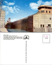 New York(NY) Massena Snell Lock St. Lawrence Seaway Channels Vintage Postcard - £7.51 GBP