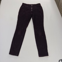 Universal Thread Women's Wine High-Rise Skinny Corduroy Pants Size 2/26R (26×28) image 13