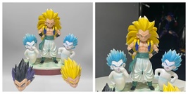 Truunks Dragoon Ball Z Action Figures Gootenks Super Saiiyan 3 Figurine GK Model - £54.75 GBP