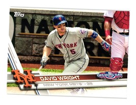 2017 Topps #19 David Wright New York Mets - £1.59 GBP