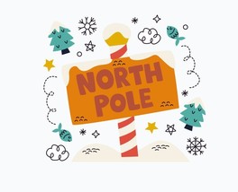 North pole wings sticker instant download svg,png,psd,eps,jpeg - £3.58 GBP