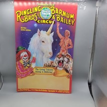 RARE Vintage 1985 115th Ringling Bros Living Unicorn Poster Barnum Bailey  80s - £19.71 GBP