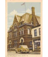 Post Office Prescott Ontario Canada 1950 postcard - £5.04 GBP