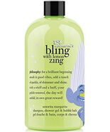 Philosophy TROLLS Shampoo Shower Gel Bubble Guy Diamond Bling With Lemon... - $31.68
