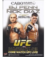 UFC 137 BJ PENN vs NICK DIAZ Vegas Boxing Card - £3.95 GBP
