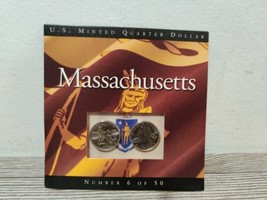 State Quarters Coins of America U.S. Minted Quarter Dollar #6 Massachusetts - £8.75 GBP