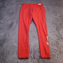 Nike Pants Women Medium Red Casual Outdoor Preppy Elastic Waist Sequined... - $24.63