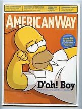American Way Magazine American Airlines &amp; Eagle April 1 2007 Homer Simpson  - $11.88