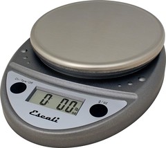 11 Lb Capacity Professional Round Digital Food/Kitchen Scale, Metallic, San - $59.93