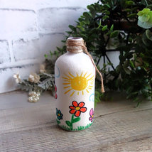 Folk Art Vase I Love Mommy Gift for Mommy Pot Dandelion Vase Wildflower Vase - £21.13 GBP