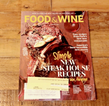 Food &amp; Wine Magazine - February 2014 - Simple New Steakhouse Recipes - £4.67 GBP