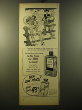 1950 Mennen Skin Bracer Ad - cartoon by Michael Berry - You may be quick - £14.54 GBP