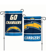 Los Angeles Chargers Flag 12x18 Garden Style 2 Sided Slogan Design - Spe... - $813.00 MXN