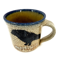 Monroe Salt Works Crow On Corn Jumbo Mug Stoneware Pottery Holds 16 fl oz Maine - £118.69 GBP