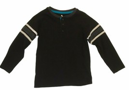 Garanimals 365 Kids Long Sleeve T-Shirt - Partial Button - Black - £7.09 GBP