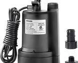 Sump Pump Submersible Water Pump with 10Ft Cord, Electric Portable Trans... - £105.50 GBP