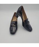 Naturalizer Womens Wynrie  Black Block Heels Shoes 8 Medium (B,M) BHFO 8331 - £20.82 GBP