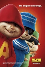 ALVIN AND THE CHIPMUNKS - 13.5&quot;x20&quot; Original Promo Movie Poster 2007 B - £11.31 GBP