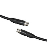 Digitech TV Coaxial Plug to Plug Cable (Black) - 3m - £32.26 GBP