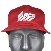 RCS Red Snapback fits all Vintage Made in USA Cap Hat Trucker Dad Embroidered - £16.02 GBP