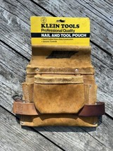 Klein Tools Nail And Tool Pouch 42241 Genuine Cowhide - £26.78 GBP