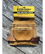 Klein Tools Nail And Tool Pouch 42241 Genuine Cowhide - $35.64