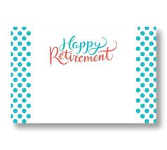 50 Blank Happy Retirement Enclosure Cards and Envelopes Gifts Flowers Messages - £15.59 GBP
