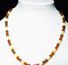 Beautiful Genuine Baltic amber necklace | Handmade amber jewelry for women - £44.96 GBP