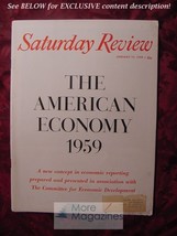 Saturday Review January 17 1959 American Economy George Romney T. V. Houser - £13.84 GBP
