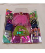 New Barbie Extra 30+ LOOKS Doll Pet, Flexible Joints, Pink Hair, Accesories - $20.78