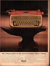 1963 Royal Portable Typewriters Can Take Years Of Pounding Vintage Print Ad c9 - £20.76 GBP