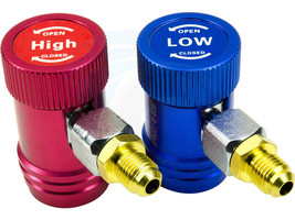 Quick Coupler Connector Adapters Air Conditioning R1234yf Refrigerant - £27.89 GBP