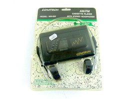 Comtech AM/FM Cassette Player With Stereo Headphones WM-680 NOS - £54.20 GBP
