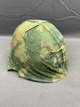 Vietnam War M1 Helmet Mitchell Reversible Cover Band Liner USMC Army Mil... - $365.45