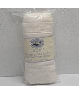 Vintage Island Bay Traders Ladies Nylon Lycra Cotton Terry Shield White ... - $920.78 MXN