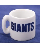 NFL Miniature Coffee Mug NY Giants Fan Collectible Ornament Vintage - £4.50 GBP