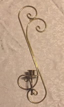Home Interiors Swirls of Elegance wall sconce candle holder HOMCO metal - $5.00