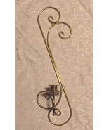 Home Interiors Swirls of Elegance wall sconce candle holder HOMCO metal - £3.90 GBP