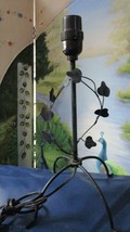 Floral Metal Leaves Table Vanity Lamp 14 X 7&quot; - £27.26 GBP