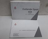 2017 Mitsubishi Outlander Sport &amp; RVR Owners Manual [Paperback] Auto Man... - £70.48 GBP