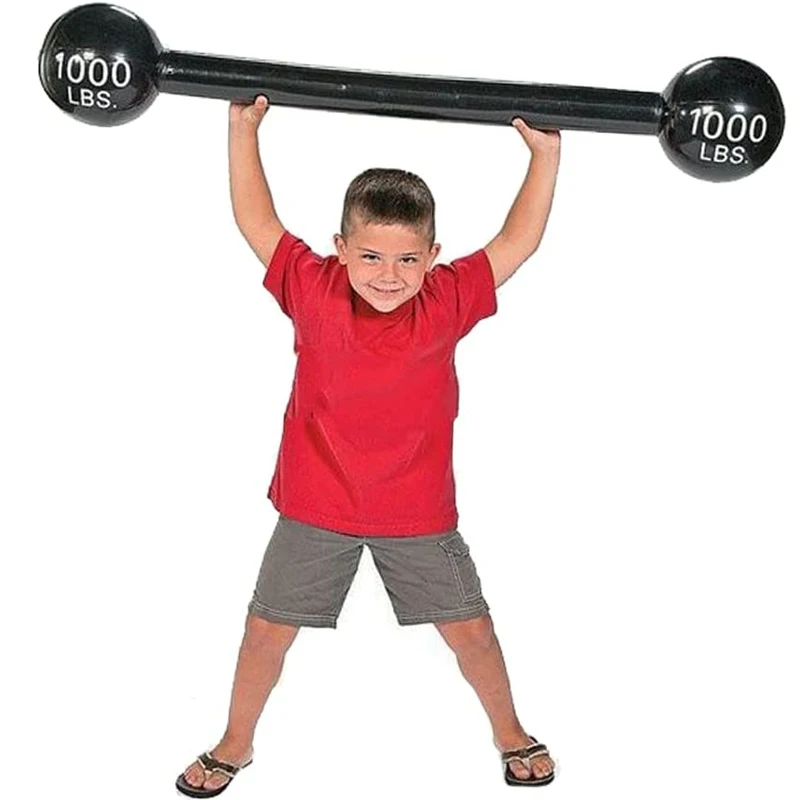 Barbell Dumbbell Inflatable Toys For Kids Party Games Sensory Play 2 3 5 6 8 - £12.59 GBP