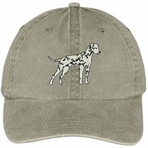 Trendy Apparel Shop Dalmatian Embroidered Dog Theme Low Profile Dad Hat Cotton C - £15.04 GBP
