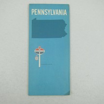 Vintage 1969 American Oil  Pennsylvania Road Map Pittsburg Philadelphia ... - $12.99