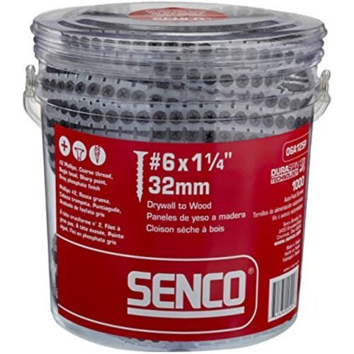 Senco 06A125P DuraSpin Number 6 by 1-1/4-Inch Drywall to Wood Collated S... - $44.93