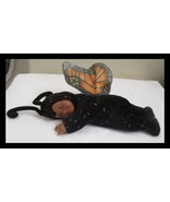 Anne Geddes Monarch Butterfly Baby 9&quot; Bean Bag Dark Complexion Brown Eye... - $13.36