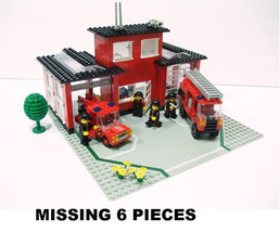 LEGO Town Set 6382 Fire Station + Instructions City Brigade + Box - £94.16 GBP